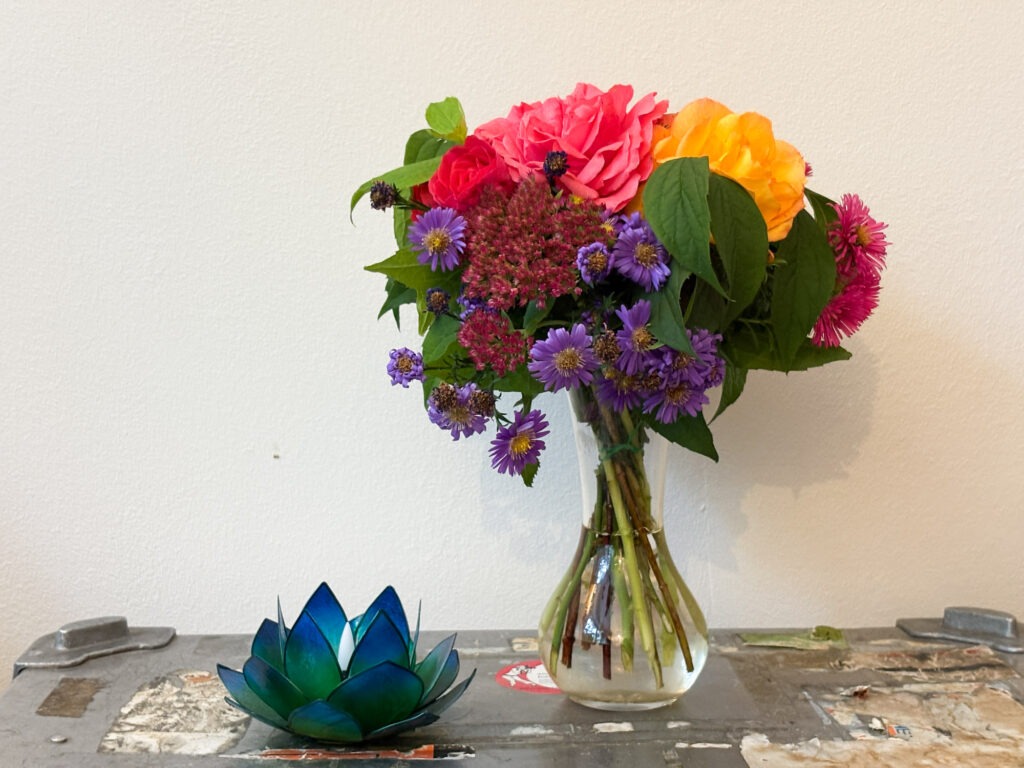 Blumenstrauß im Mutraum